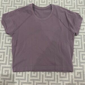 lululemon athletica Short Sleeve Purple Tee